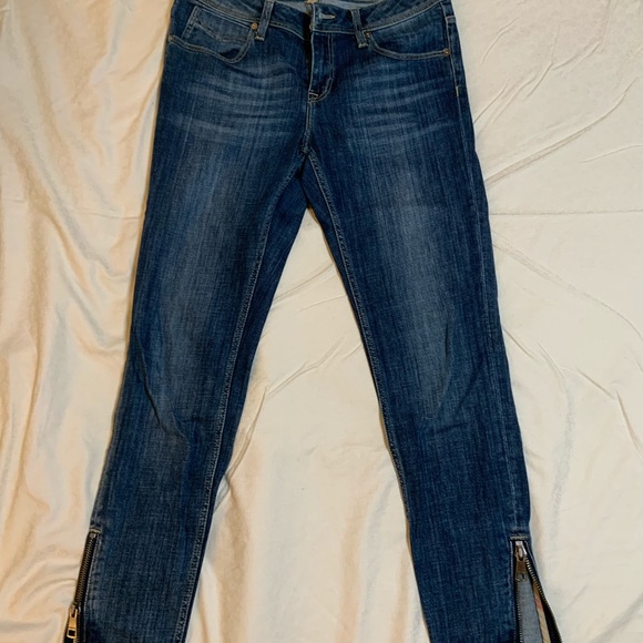BURBERRY BURRINGTON ZIP LEG SKINNY JEANS 29 - Picture 5 of 8